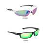 SK Plus Polarized Sunglasses - Cypress / Silver/Black Frame / Blue Mirror Lens