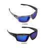 SK Plus Polarized Sunglasses - Hudson / Matte Black/Gray Frame / Revo Blue Mirror Gray Lens