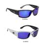 SK Plus Polarized Sunglasses - Sabine / Shiney Black Frame / Multi-Layer Blue Mirror Gray Lens