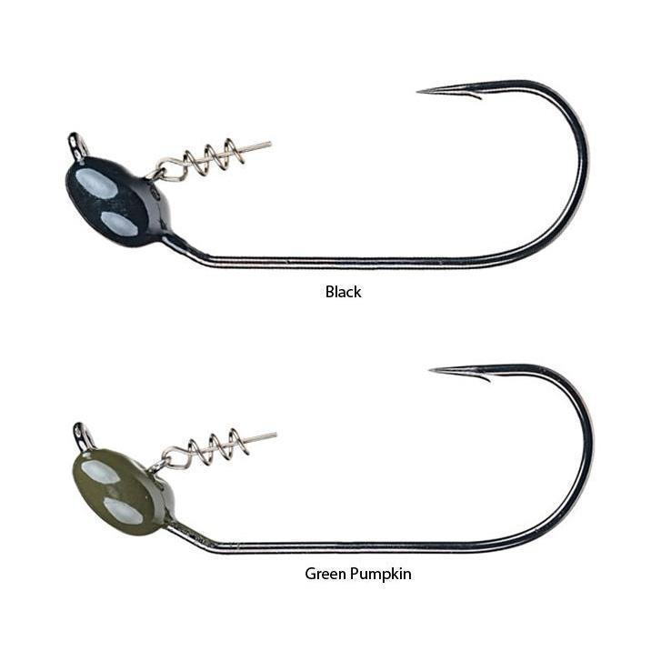 Strike King Tour Grade Mag Jig Shakey Jig Head - Black, 3/8oz - Black 5/O Strike King Tour Grade Mag Jig Shakey Jig Head - Black, 3/8oz - Black 5/O