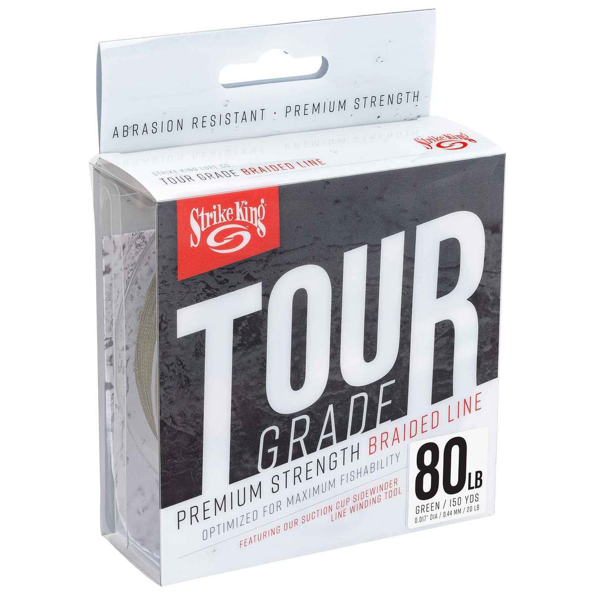 Strike King Tour Grade Braided Line - 80lb Green 150yds Strike King Tour Grade Braided Line - 80lb Green 150yds
