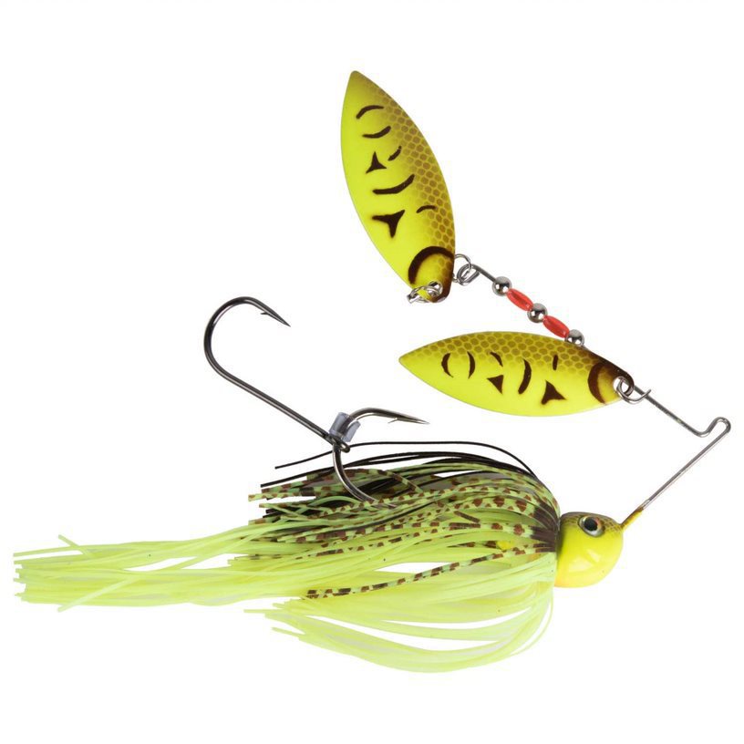 Strike King Tour Grade Colorado/Willow Blade Spinnerbait - Chrome Sexy Shad, 3/8oz - Chrome Sexy Shad Strike King Tour Grade Colorado/Willow Blade Spinnerbait - Chrome Sexy Shad, 3/8oz - Chrome Sexy Shad