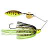Strike King Tour Grade Colorado/Willow Blade Spinnerbait - Chartreuse Belly Craw, 3/8oz - Chartreuse Belly Craw