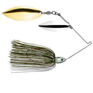Strike King Tour Grade Willow/Willow Blade Spinnerbait - Olive Shad, 1/2oz