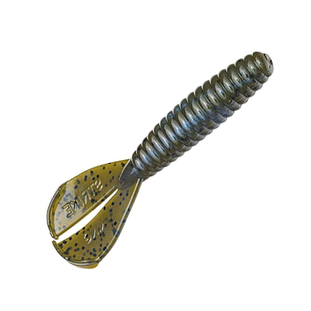 Strike King Twin Tail Menace Grub - Blue Craw, 3-1/2in - Blue Craw Strike King Twin Tail Menace Grub - Blue Craw, 3-1/2in - Blue Craw