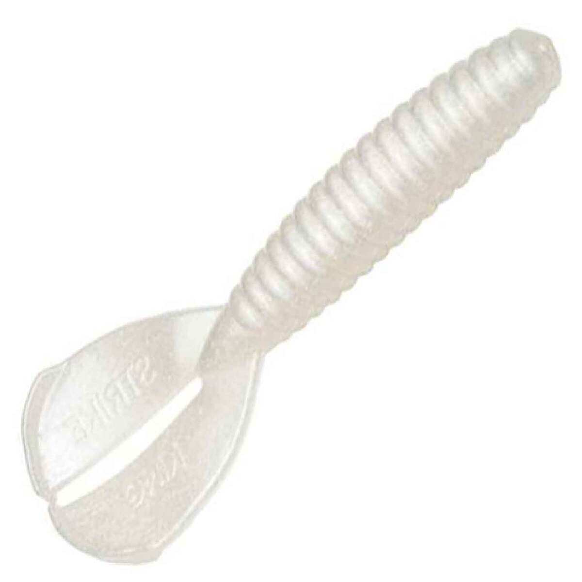Strike King Twin Tail Menace Grub - Pearl, 3-1/2in, 8pk - Pearl Strike King Twin Tail Menace Grub - Pearl, 3-1/2in, 8pk - Pearl
