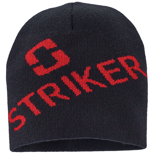 Striker Brands LLC Logo Beanie Ice Fishing Hat - Black One Size Fits Most - Striker