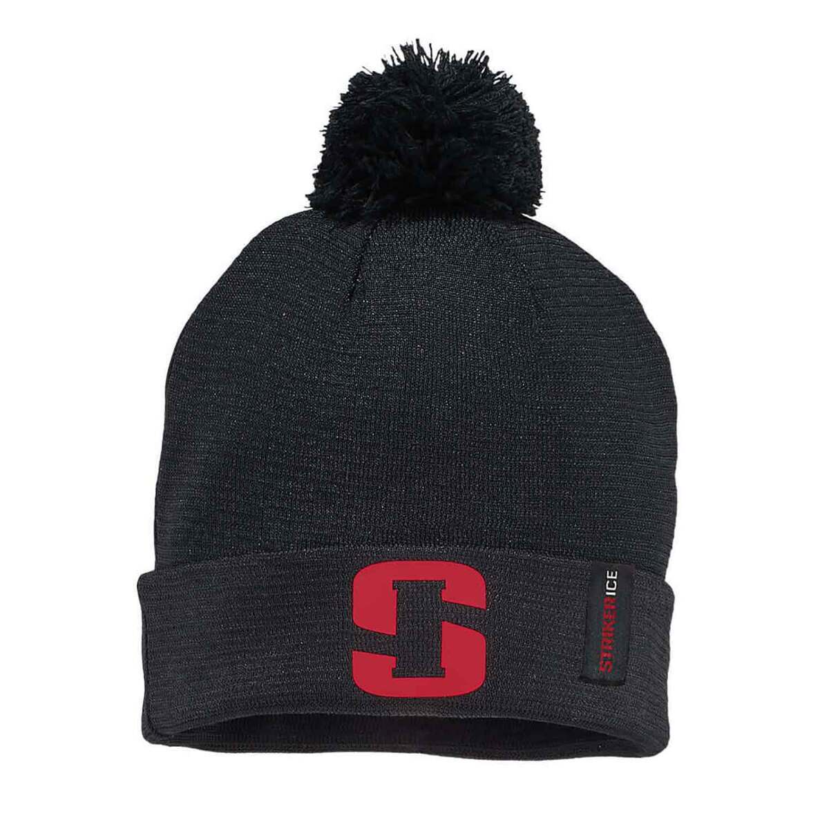 Striker Ice Black/White/Gray Anti-Freeze Men's Ice Fishing Hat Striker Ice Black/White/Gray Anti-Freeze Men's Ice Fishing Hat