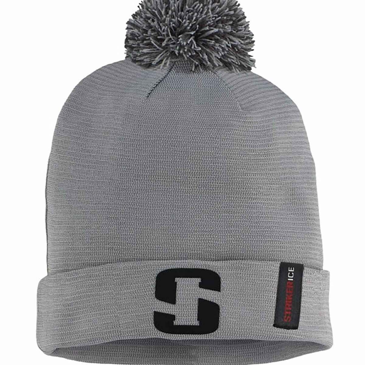 Striker Ice Black/White/Gray Anti-Freeze Men's Ice Fishing Hat Striker Ice Black/White/Gray Anti-Freeze Men's Ice Fishing Hat