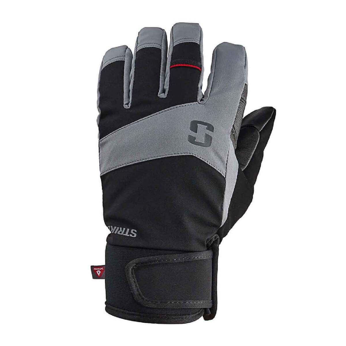 Striker ICE Apex Angelhandschuhe Herren – Isoliert, Wasserdicht, Mit Verstärkten Handflächen, Größe L, Schwarz/Grau Striker ICE Apex Angelhandschuhe Herren – Isoliert, Wasserdicht, Mit Verstärkten Handflächen, Größe L, Schwarz/Grau