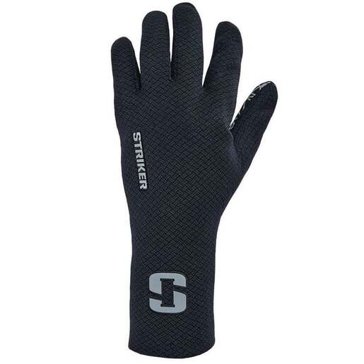 Striker Ice Men’s Stealth Ice Fishing Gloves – Black/Gray XL