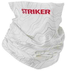 Striker Ice Men's Stretch Fit Brrr Neck Gaiter - White - One Size Fits Most