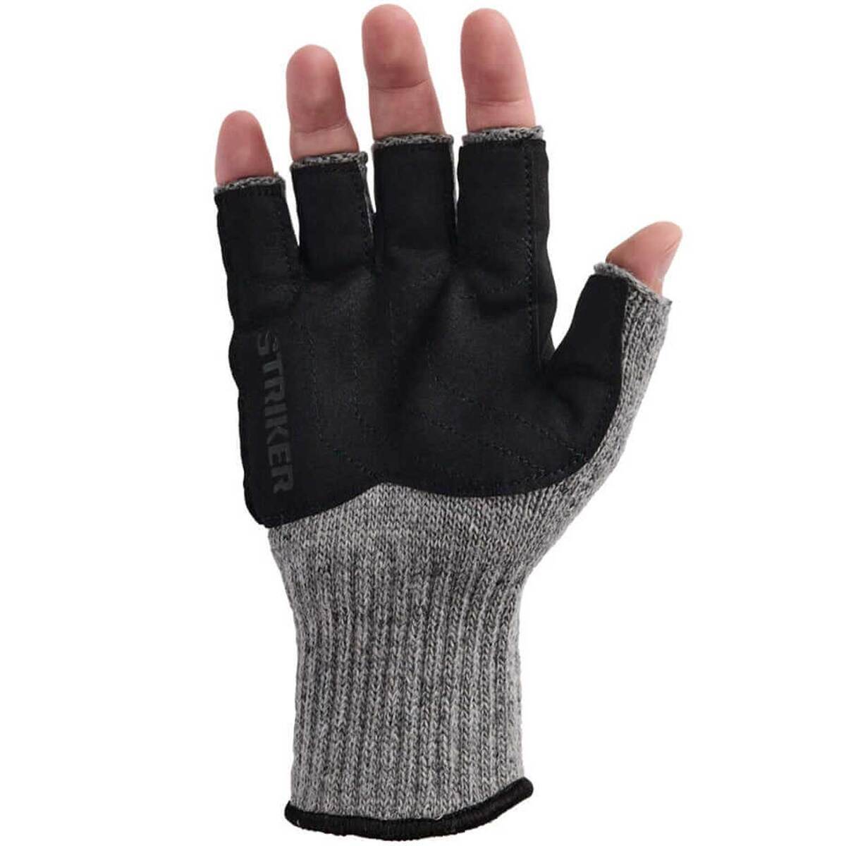 Striker Ice Men's Wool Fingerless Fishing Gloves Striker Ice Men's Wool Fingerless Fishing Gloves