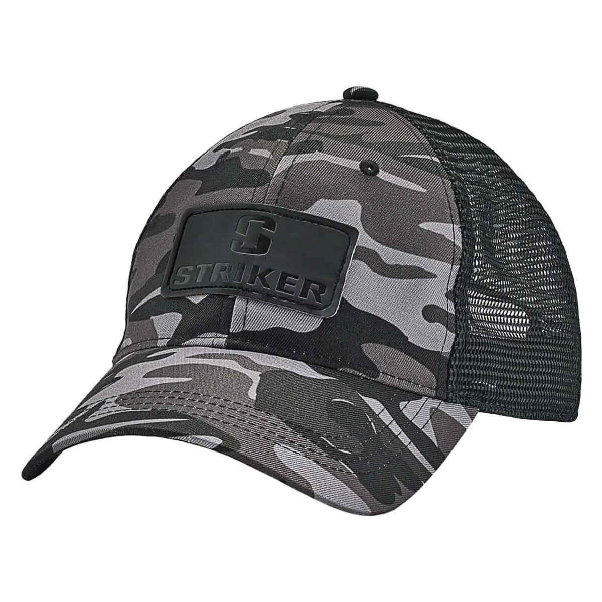 Striker Ice Throwback Trucker Hat - Black Camo - One Size Fits Most - Black Camo One Size Fits Most Striker Ice Throwback Trucker Hat - Black Camo - One Size Fits Most - Black Camo One Size Fits Most