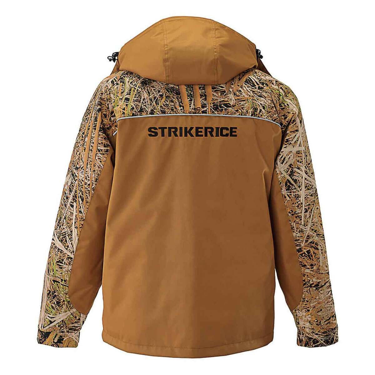 Striker Ice Brown/Camo Trekker Men's Ice Fishing Jacket Striker Ice Brown/Camo Trekker Men's Ice Fishing Jacket