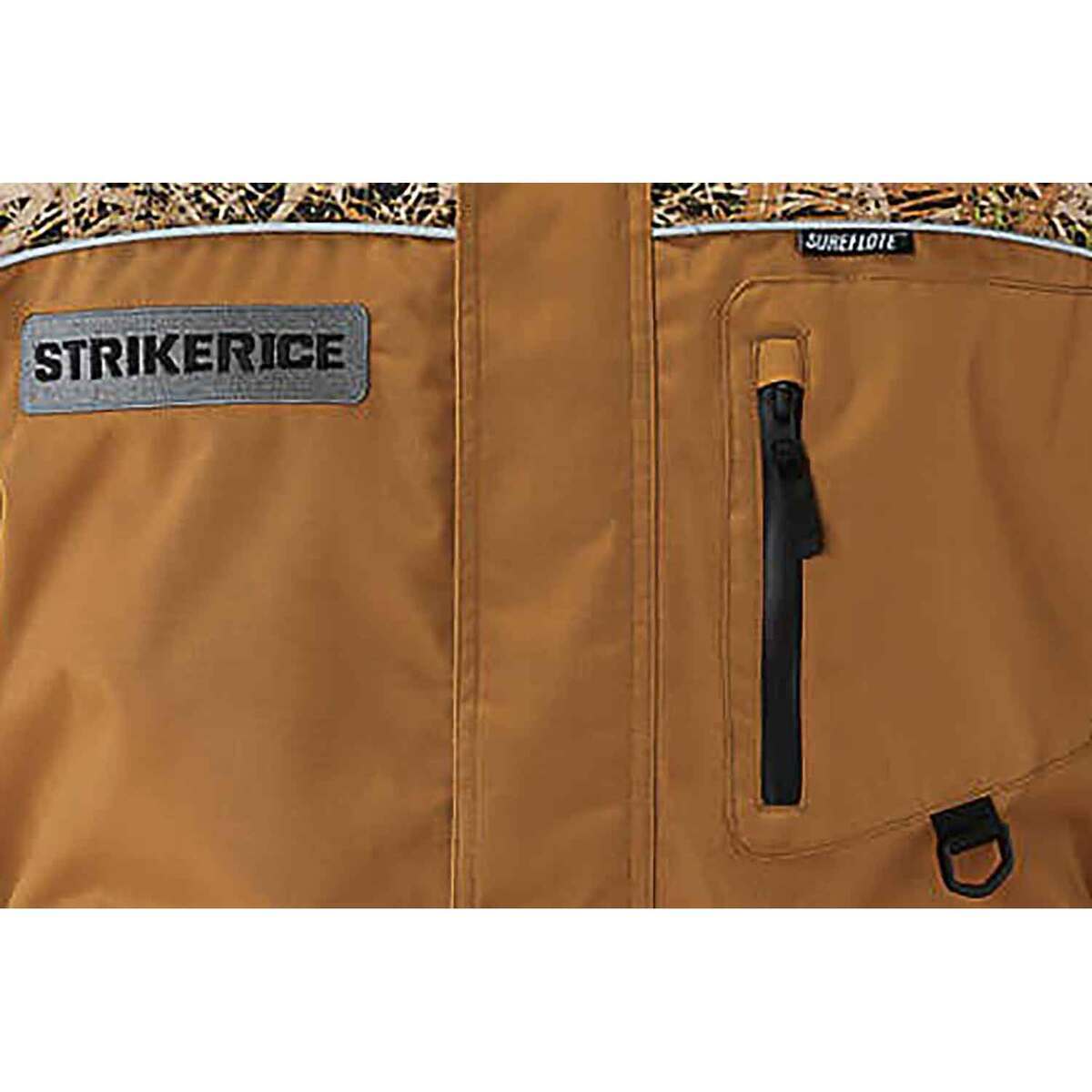 Striker Ice Brown/Camo Trekker Men's Ice Fishing Jacket Striker Ice Brown/Camo Trekker Men's Ice Fishing Jacket