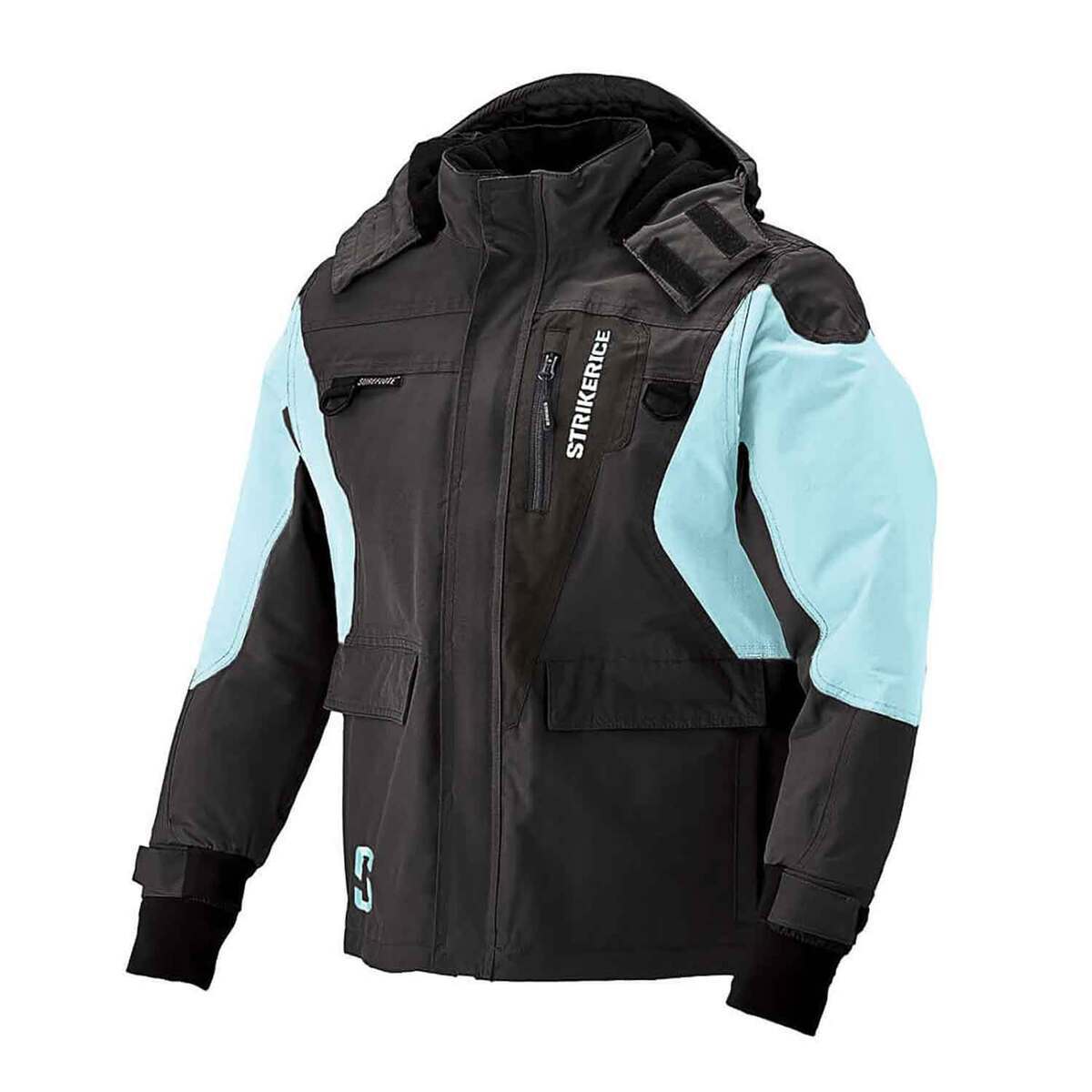 Striker Ice Trekker Youth Ice Fishing Jacket - Black/Frost - 12