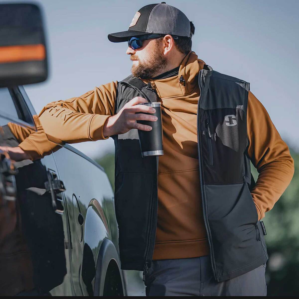 Shield Float Striker Shield Float Men's FIshing Vest - Gunmetal - S | Sportsman's ...