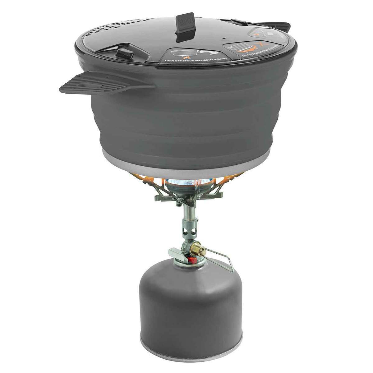Sea To Summit Collapsible X-Pot - 2.8 Liter - Charcoal - Charcoal Sea To Summit Collapsible X-Pot - 2.8 Liter - Charcoal - Charcoal