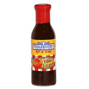 Sucklebusters Light and Sweet Peach BBQ Sauce - 12oz