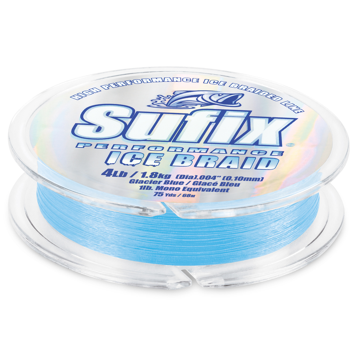 Sufix Performance Braided Ice Fishing Line - Glacier Blue, 75yd - Glacier Blue Sufix Performance Braided Ice Fishing Line - Glacier Blue, 75yd - Glacier Blue