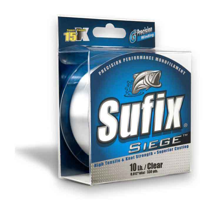 Sufix Siege - Clear 100 yds / 4 lb Sufix Siege - Clear 100 yds / 4 lb