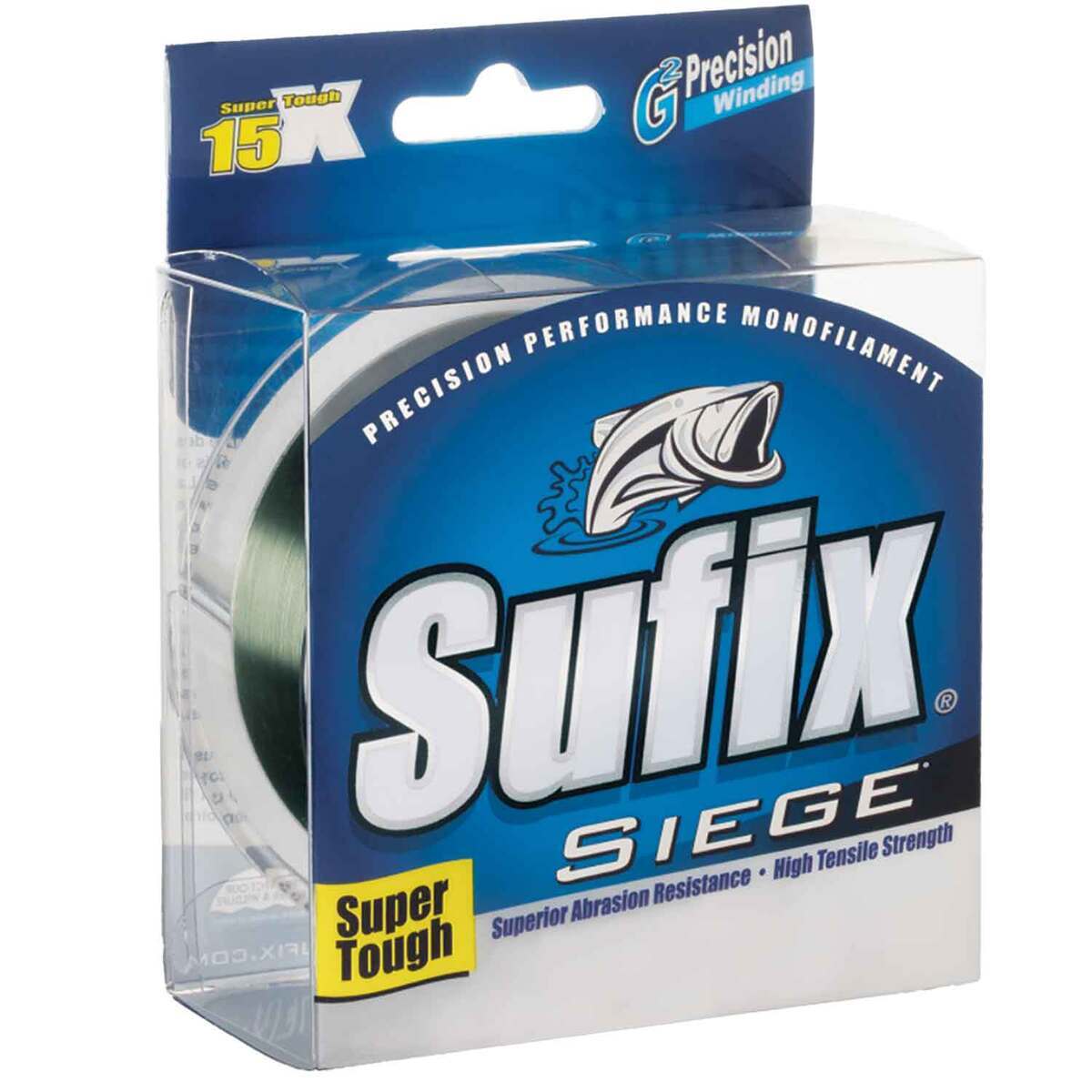 Sufix Siege Fishing Line - Clear - 6 lb.