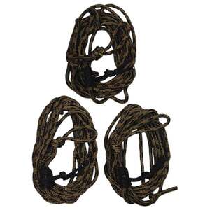 Summit Safety Line With Dual Prussic Knots 30ft. - Green/Black