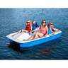 Sun Dolphin Sun Slider Pedal Boat w/Canopy - Blue/White boat w/Gray Canopy 96in L x 65in W x 24.5in H