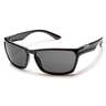 Suncloud Cutout Polarized Sunglasses - Black/Gray - Adult