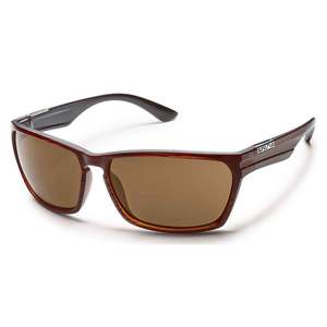 Suncloud Cutout Polarized Sunglasses - Burnished Brown/Brown