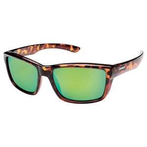 Suncloud Mayor Polarized Sunglasses - Tortoise/Polar Green