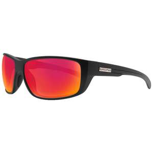 Suncloud Milestone Polarized Sunglasses - Matte Black/Red Mirror ...