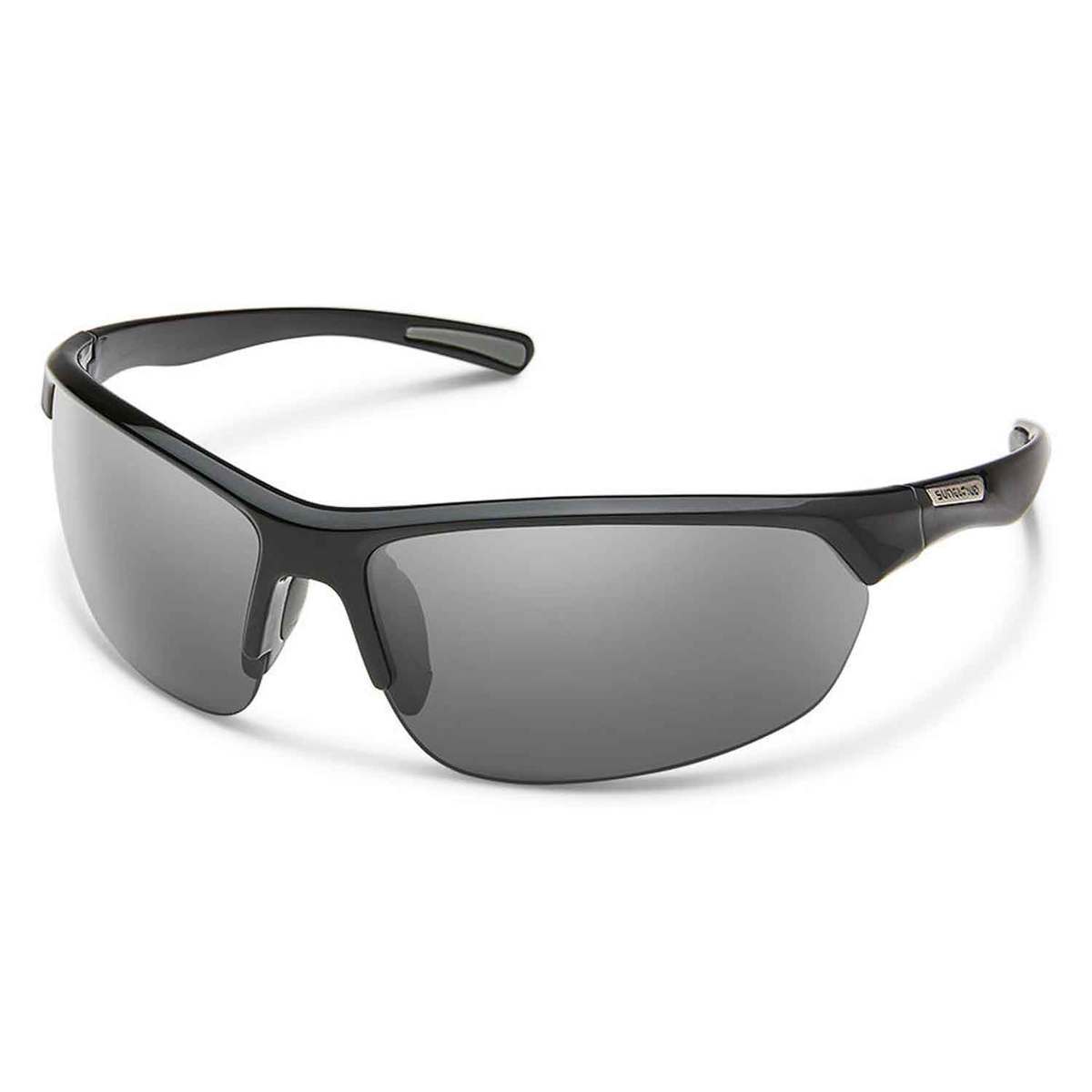 Suncloud Slice Polarized Sunglasses - Black/Gray - Adult Suncloud Slice Polarized Sunglasses - Black/Gray - Adult