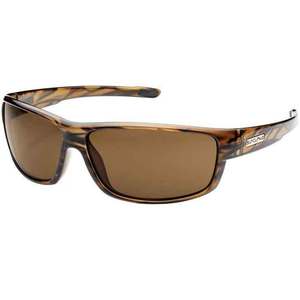 Suncloud Voucher Polarized Sunglasses - Brown Stripe/Brown