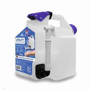 SureCan Utility 2 Plus Gallon Spigot Portable Water Station - White