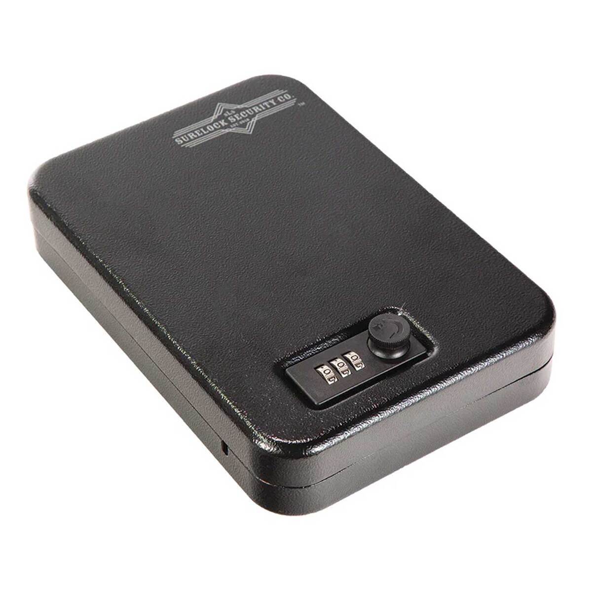 Top Box Lock Safe SureLock Security Company Nighthawk 9.5in Mobile Lock Box Combination ...