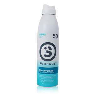 Surface CBD-Infused SPF50 Sheer Touch Sunscreen Continuous Spray - 6oz