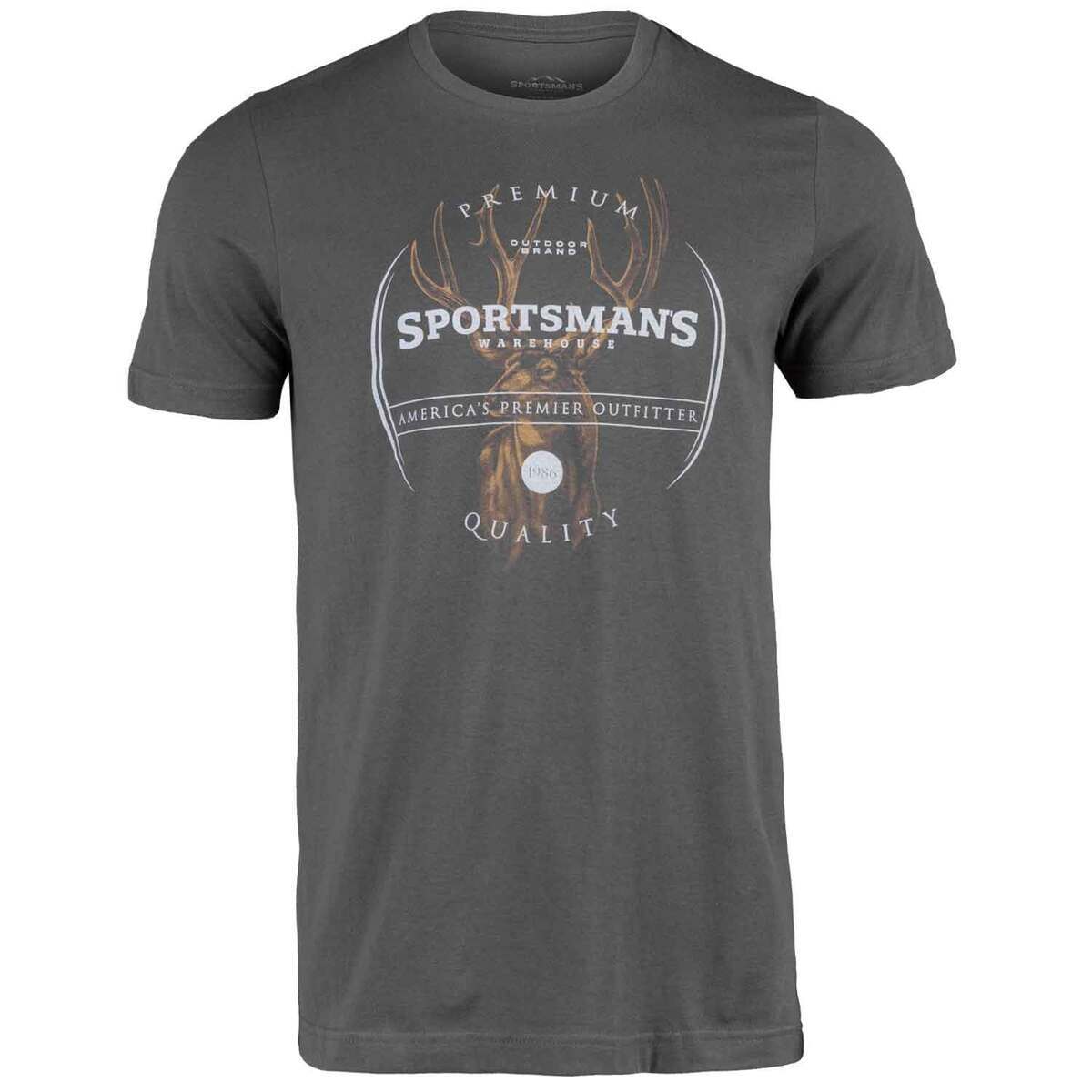 Sportsman's Warehouse Men's Full Logo Short Sleeve Casual Shirt Sportsman's Warehouse Men's Full Logo Short Sleeve Casual Shirt