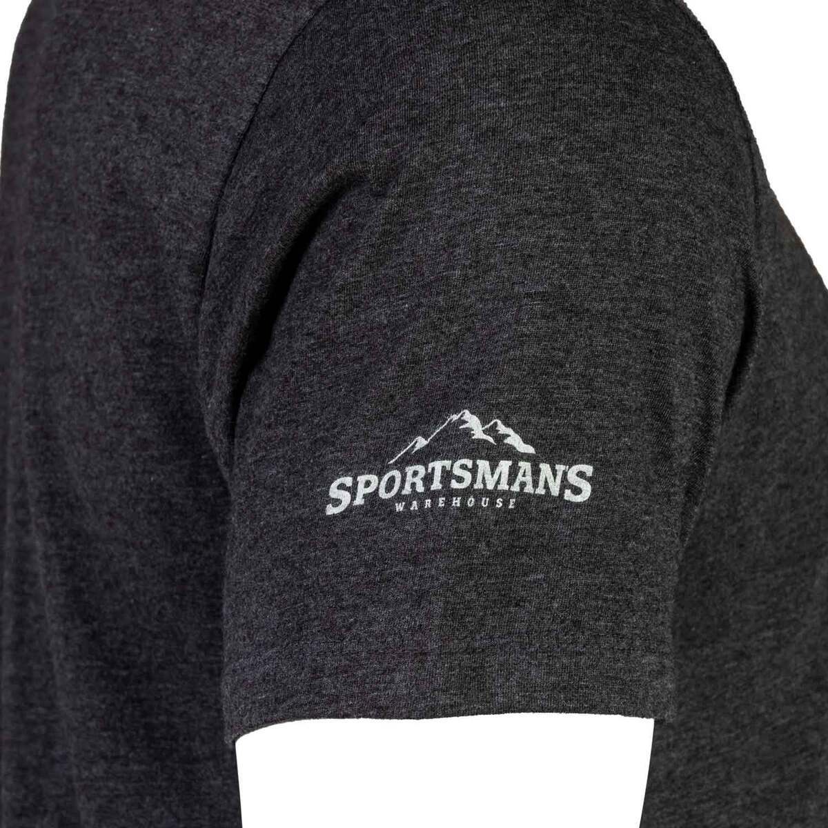 Sportsman's Warehouse Men's Squatch Campfire Short Sleeve Casual Shirt Sportsman's Warehouse Men's Squatch Campfire Short Sleeve Casual Shirt