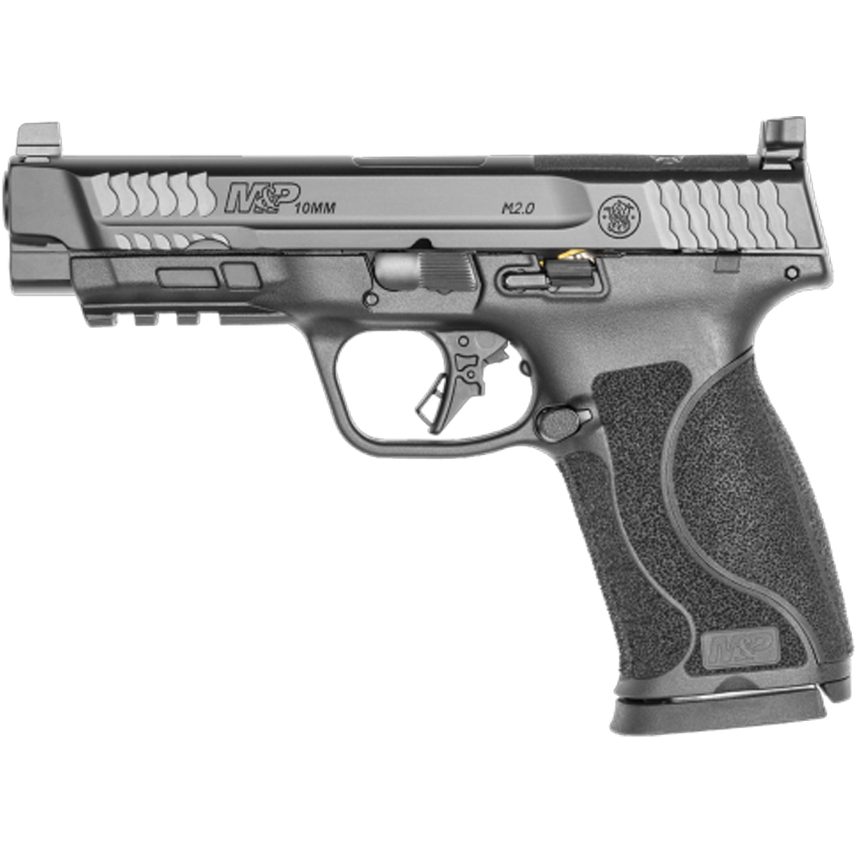 Smith & Wesson M&P M2.0 10mm Auto 4.6in Black Pistol - 15+1 Rounds - Black Smith & Wesson M&P M2.0 10mm Auto 4.6in Black Pistol - 15+1 Rounds - Black