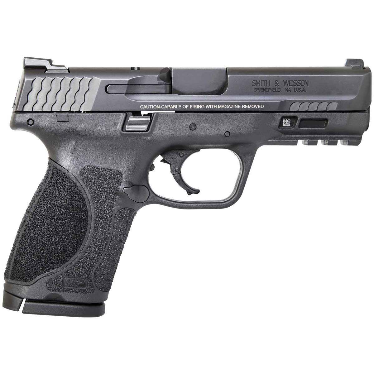 S&W M&P 40 M2.0 Compact 40 S&W 4in Black Armornite Pistol - 13+1 Rounds - Black S&W M&P 40 M2.0 Compact 40 S&W 4in Black Armornite Pistol - 13+1 Rounds - Black