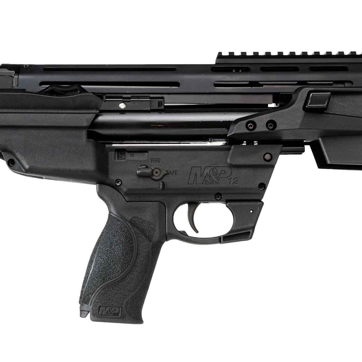 Smith & Wesson M&P 12 Black 12 Gauge 3in Pump Shotgun - 19in - Black Smith & Wesson M&P 12 Black 12 Gauge 3in Pump Shotgun - 19in - Black