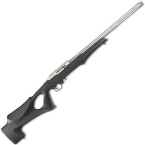 Thompson Center Arms Performance Center R22 With Hogue Overmolded Thumbhole Stock Stainless/Black Semi Automatic Rifle