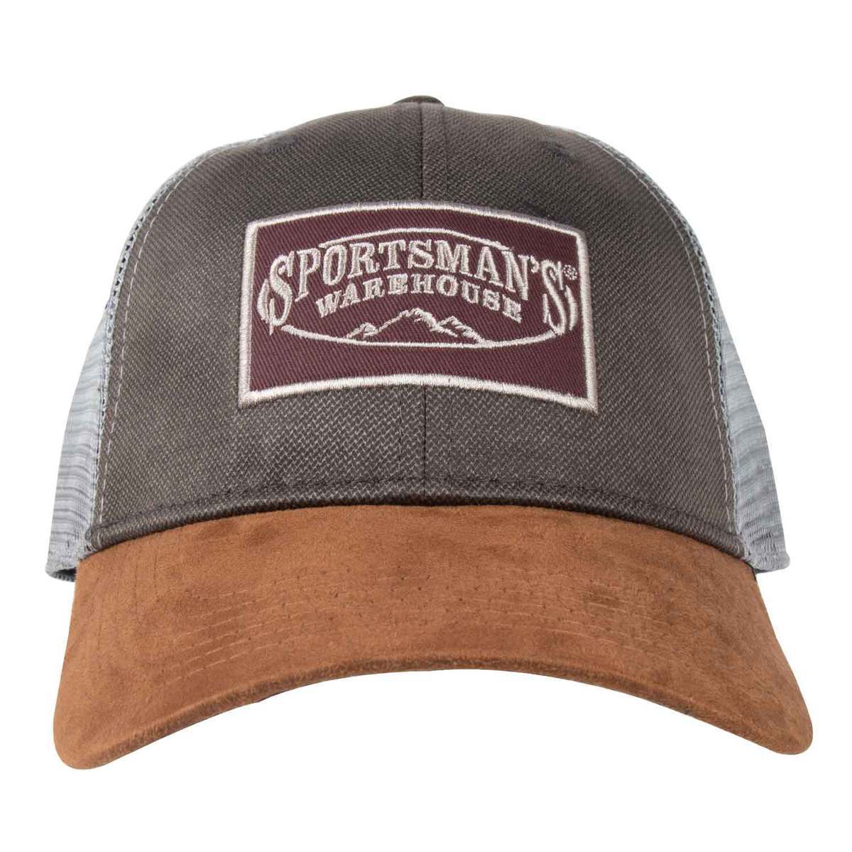 Sportsman's Warehouse Suede Woven Patch Hat - Charcoal - Charcoal One Size Fits Most Sportsman's Warehouse Suede Woven Patch Hat - Charcoal - Charcoal One Size Fits Most