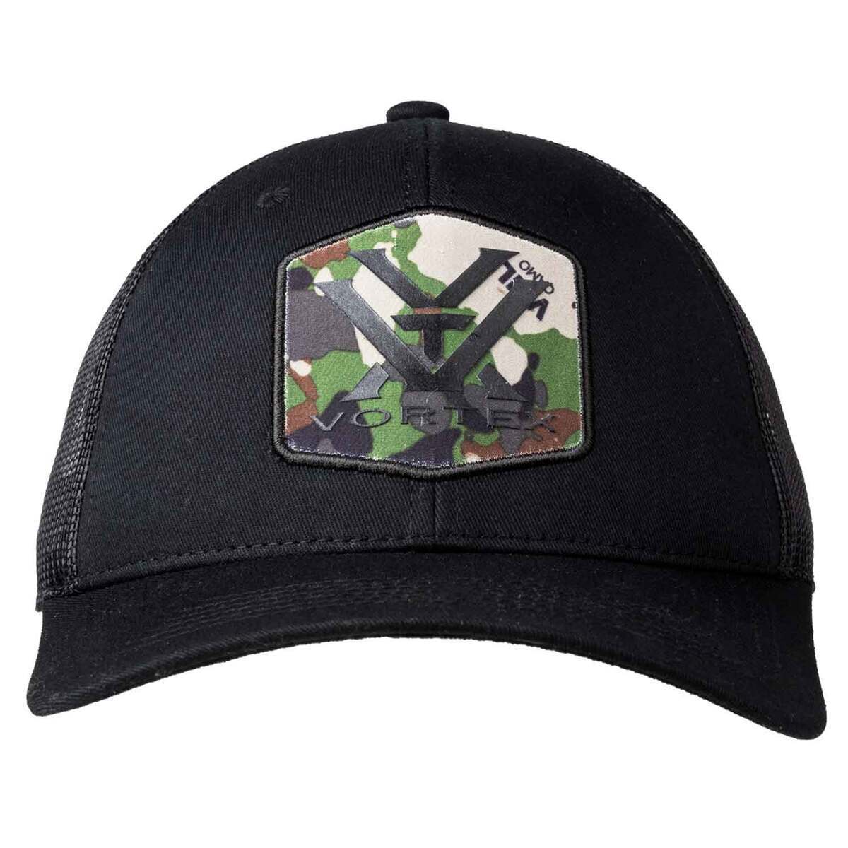 Vortex Summit Camo Patch Adjustable Hat - Black - One Size Fits Most - Black One Size Fits Most Vortex Summit Camo Patch Adjustable Hat - Black - One Size Fits Most - Black One Size Fits Most