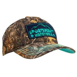 Sportsman's Warehouse Youth Realtree Edge Blue Patch Hat