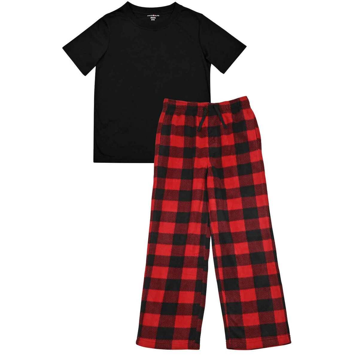 Pajama Sets Red And Black Plaid Pajama Pants Plus Size In Store