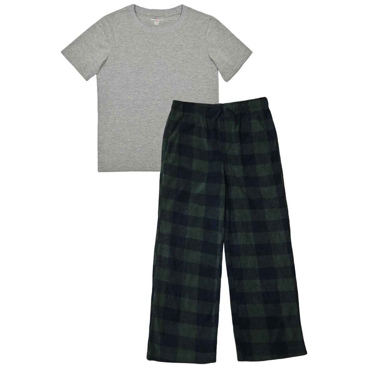 Swiss Alps Men's 2 Piece Pajama Set Swiss Alps Men's 2 Piece Pajama Set
