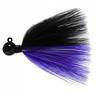 Sy's Jigs Marabou Flash Steelhead/Salmon Jig - Black/Purple, 1/8oz - Black / Purple 1/0